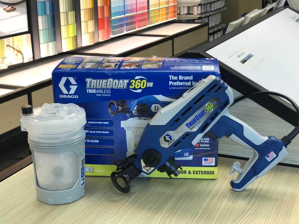 Graco TrueCoat 360DS Hand Held Sprayer Freddie's Paint Details