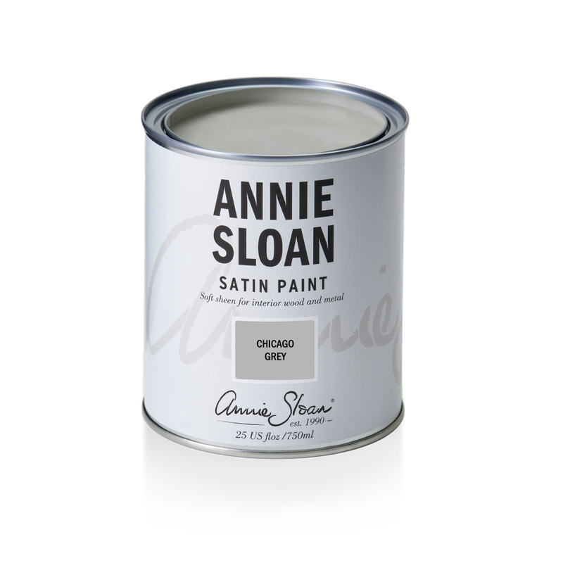 Annie Sloan Chicago Grey Satin Paint