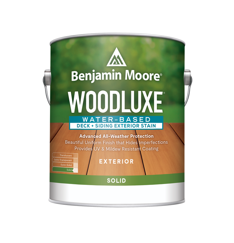 Woodluxe® Water-Based Waterproofing Exterior Stain + Sealer - Solid