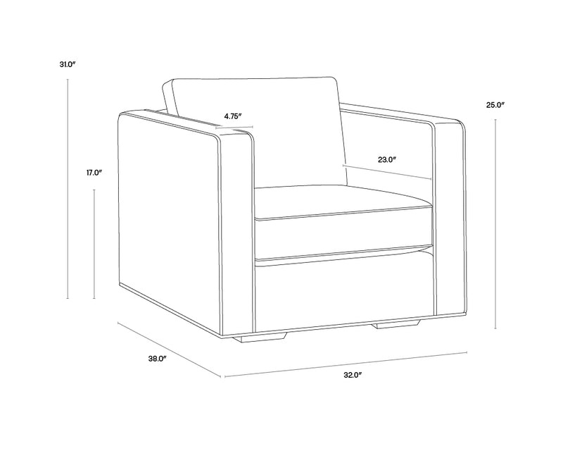 Adrian Chair from Sunpan