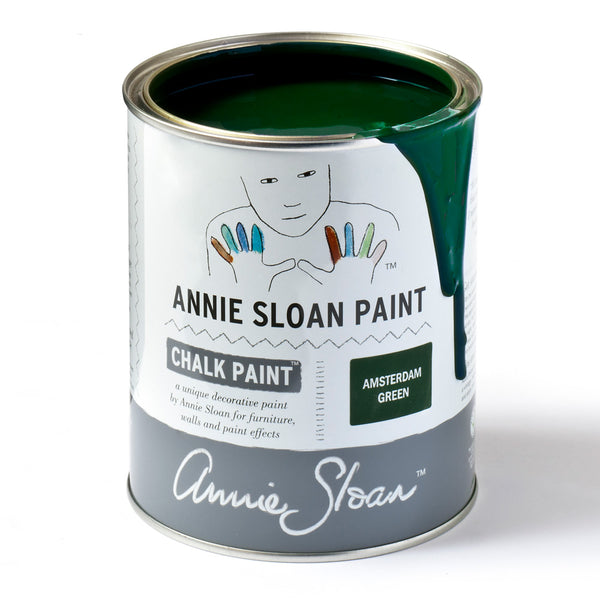 Amsterdam Green Chalk Paint™ decorative paint by Annie Sloan (Quart)