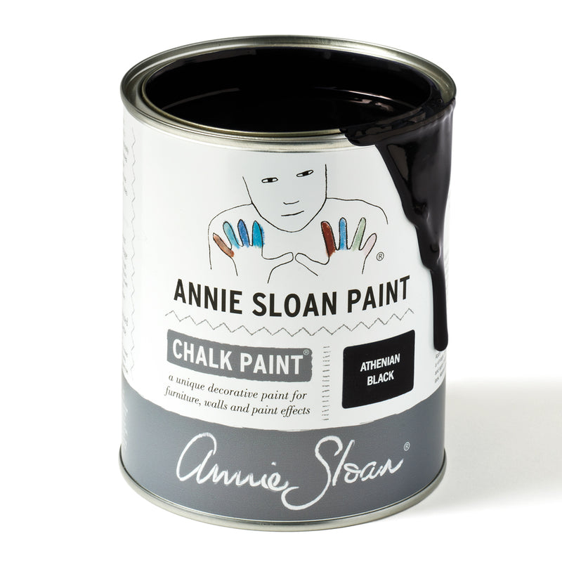 Athenian Black Chalk Paint™ decorative paint by Annie Sloan (Quart)