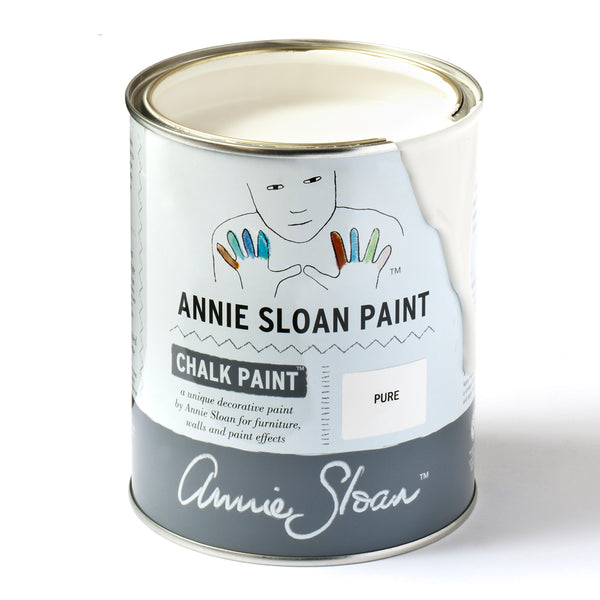 Pure White Chalk Paint™ decorative paint by Annie Sloan (Quart)