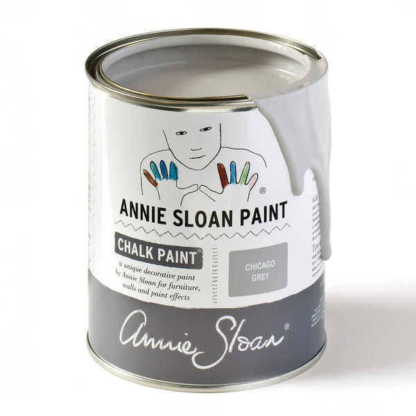 Chicago Grey Chalk Paint™ decorative paint by Annie Sloan (Quart)