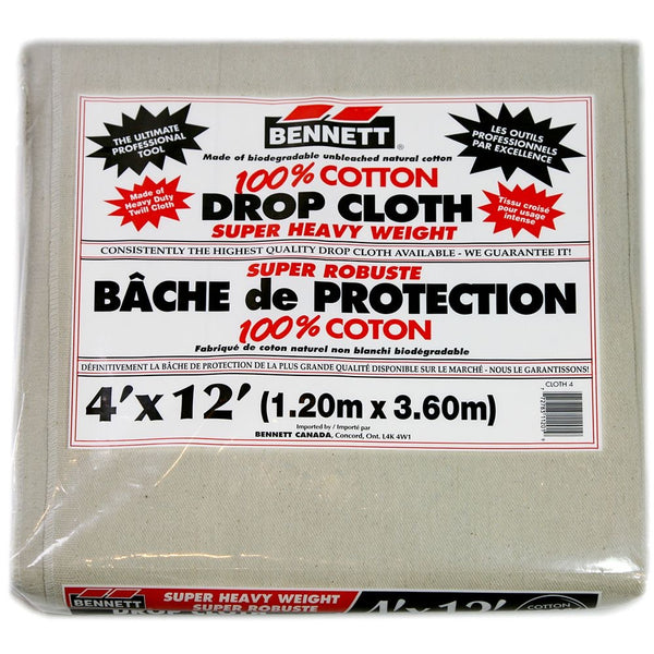 Bennett 4x12 Dropcloth Canvas